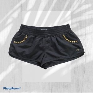 OP Swim Shorts Black with Studded Pockets M 7-9